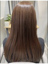 ストーリー 長野店(STORY:E)&nbsp;ブリーチなし明るい白髪染め×丸くなる縮毛矯正