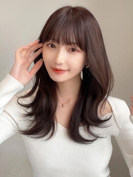 ラルユー 金山(LallYou) 2wayバングでイメチェン！顔まわりレイヤーくびれヘアが人気