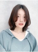 ボブショートボブ縮毛矯正ベージュグレージュ門前仲町
