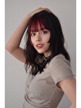 シーン(SCENE) [天神今泉/黒髪カタログ/クラゲヘアー/オリーブグレー]