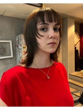 【チクロ】オン眉/ウルフカット/シャギー