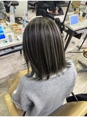 ハイライトホワイトベージュハイライト所沢ハイライトイメチェン