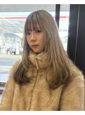 レイヤーカット×デザインカラー