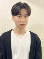 シエン 恵比寿(CIEN)&nbsp;men's hair/ナチュラルセンターパート/シースルーウルフ/恵比寿