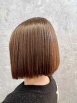 ネウィ 宮崎店(newi)&nbsp;艶ストレート×切りっぱなしボブ