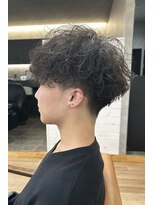 レシピ アリエ(recipe allier)&nbsp;ハイフェード×無造作カーリーマッシュ