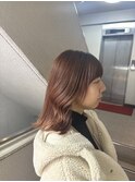 透明感カラー/オレンジブラウン