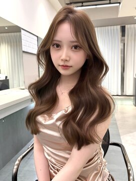 天神美容室 ハッシュカット福岡×レイヤー×韓国巻き×髪質改善