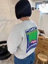  fit stand 千葉/ショートボブ/カット/パーマ/ダブルカラー/トリートメント/縮毛矯正&nbsp;イメチェン/ピンクベージュ/アンブレラカラー[千葉]