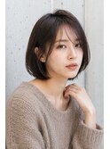 ボブ×30代40代×大人ボブ×チョコレートブラウン×池袋