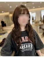 ジーナ 渋谷本店(Zina) 【大人韓国】アッシュグレージュ/レイヤー/髪質改善/前髪