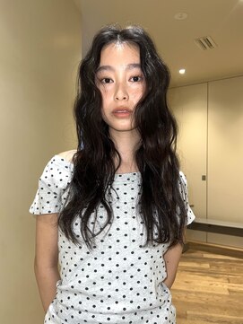ネロ ヘアサロン ネイビー 渋谷(NERO HAIRSALON NAVY) 【近藤真帆】ショコラブラウン ウェーブヘア