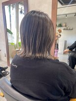 リアン(lien) ケアブリーチ×デザインカラー×グレージュ