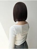 ロックス バイ マグ 松本(rocks BY MAG)&nbsp;透明感ココアブラウン×小顔切りっぱなしボブ20代30代