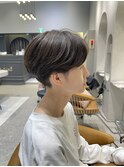 men's/メンズ/リバースセンターパート/ニュアンスパーマフェード
