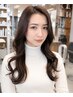 大人可愛い透明感カラー+似合わせカット 酵素入り【平日限定】14750→12500