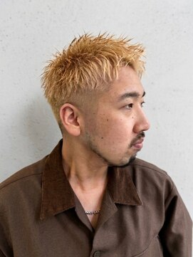 ラルス(Larus) リバースセンターパート/ニュアンスパーマ/ダウンバング/本八幡