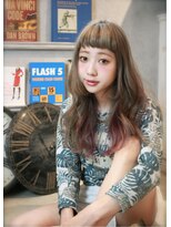 マイティ バイ エイチ(mighty by H)&nbsp;2014 mighty ショートバング+ピンクグラデ♪