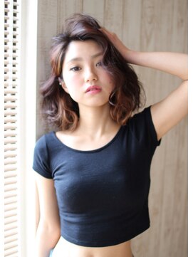 ファボリ ヘアー(FAVORI HAIR) FAVORI HAIR オトナかわいい＊インナーカラーボブ