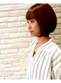 【salon de CLOCK】 ちょっぴり前下がり☆王道のワンカールボブ