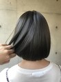 ヘア ラボ ニコ 藤沢店(hair Labo nico...)&nbsp;赤みのない外国人青みグレーカラー