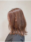 ライトベージュ＿コンマヘアエアリーミディ
