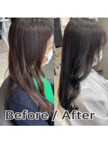 リーオオサカ(Lee Osaka)&nbsp;【Lee大阪店】暗色でも可愛い♪透明感カラー/新出奈津樹