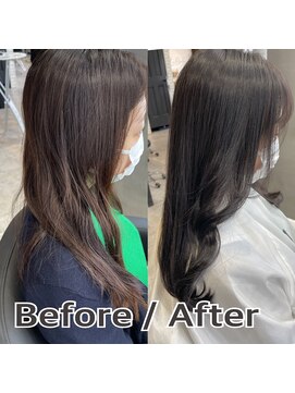 リーオオサカ(Lee Osaka) 【Lee大阪店】暗色でも可愛い♪透明感カラー/新出奈津樹