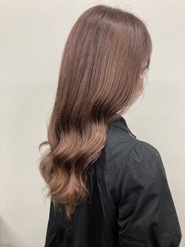 コード 四条河原町駅店(CHORD) 京都　河原町　美容室　ピンクグレージュ　ピンクベージュカラー