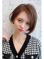 ウィズ 成田公津の杜店(Wiz)&nbsp;前下がりひし形小顔ボブ丸みショート