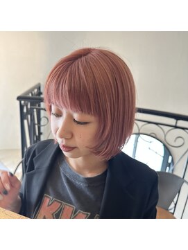 フェリア 緑地公園(FERIA) 顔周りレイヤー×ピンクベージュ