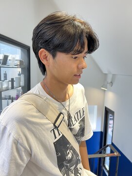 トレス(TRESS) メンズマッシュ スパイラルパーマ 刈り上げマッシュ