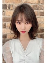 リークフー(Ree cu fuu)&nbsp;10代20代30代40代前髪　外ハネミディアム　藤沢