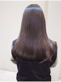 美髪ストレート×エイジング毛×ロングヘア