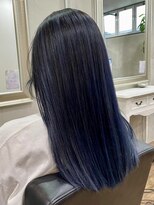 ロナバイソル(lona by SoL)&nbsp;美髪ストレートカット/ダークブルー