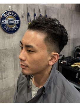 バーバー ショップ ネオ(BARBER SHOP NEO) リョーチンパーマ 極道パーマ オールバック