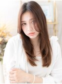 センターパートかきあげ前髪抜け感ロングc4戸田公園20代30代40代