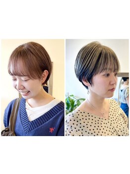 透明感カラーで注目度UP♪ミルクティーベージュやピンク等もお勧め◎[ダブルカラー/顔周り/学割U24/吉祥寺]