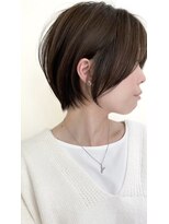 ゴカン バイ ジル ブラン 名古屋(Gokan by JIL BLAN)&nbsp;ハイライトバレイヤージュダブルカラーショートカット30代40代