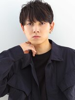 大人爽やかメンズ黒髮/束感マッシュショートヘア