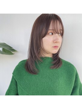 シェル 津山の手店(shel) 顔タイプ診断20代30代40代ミディアムストレートロングレイヤー