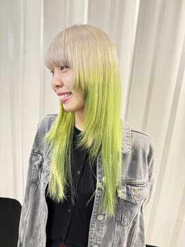 ナービス(NARVIS) ルーツカラー☆ホワイト×ライム