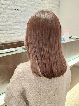 ミック ヘアアンドメイクアップ 高田店(miq Hair&Make up) イルミナカラー/サンドベージュ/透明感カラー/ベージュ系カラー