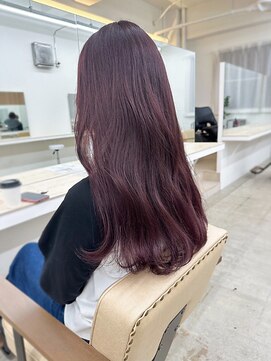 エトレ(etore) 【ブリーチなしダブルカラー】透明感ピンクラベンダーブラウン