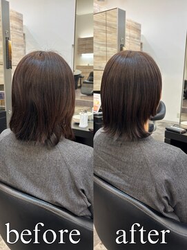 ドラン 梅田店(DRAN) 【DRAN梅田店】「年齢によるうねりを整えたくびれウルフ」