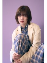 アンバー 池袋(amber)&nbsp;小顔ヘア/レイヤーボブ/ミルクティーベージュ【池袋】