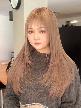 ロイス 神宮前(ROIS) ケアブリーチ/ミルクティーベージュ/髪質改善トリートメント/