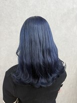 アン ブリーチ 大宮駅東口店(UN BLEACH)&nbsp;ブリーチ１回～ネイビーブルーカラー♪