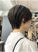 ハンサムショート/ショートヘア/耳掛けショート@重里