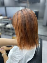 ウェイビー 桜木町店(WAVY)&nbsp;【ハイライトあり】オレンジハイライトカラー